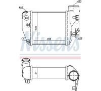 Intercooler NISSENS 96417