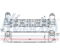 NISSENS 96450 Intercooler per BMW