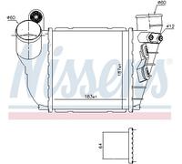 Nissens Intercooler 96488 – per VW Golf IV (1J1), Bora (1J2), Audi/Seat/Skoda