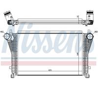 NISSENS 96494 Intercooler per AUDI,CUPRA,SEAT,SKODA,VW