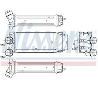NISSENS 96514 Intercooler per CITROËN,DS,PEUGEOT