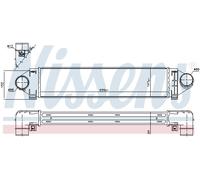 NISSENS 96561 Intercooler per FORD,LAND ROVER,VOLVO