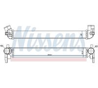 NISSENS 96566 Intercooler per AUDI,SEAT,SKODA,VW