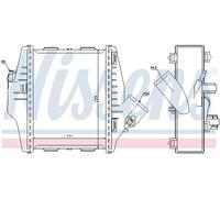 NISSENS 96579 Intercooler per SMART