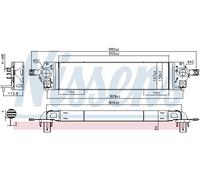 NISSENS 96582 Intercooler per NISSAN,RENAULT