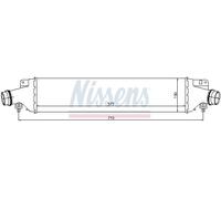NISSENS 96588 Intercooler per OPEL,VAUXHALL
