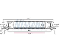 NISSENS 96589 Intercooler per OPEL,VAUXHALL