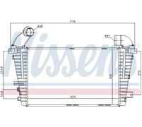Intercooler NISSENS 96590