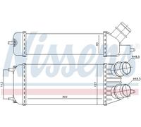 NISSENS 96613 Intercooler per CITROËN,FIAT,LANCIA,PEUGEOT,TOYOTA