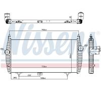 NISSENS 96617 Intercooler