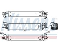 Radiatore intercooler Alluminio 96625 NISSENS per RENAULT LAGUNA III
