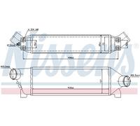Intercooler NISSENS 96642