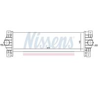 NISSENS 96651 Intercooler