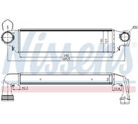 NISSENS 96654 Intercooler per BMW