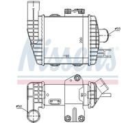 NISSENS 96661 Intercooler per HYUNDAI,KIA