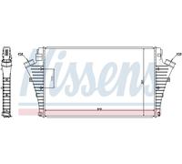 NISSENS 96684 Intercooler
