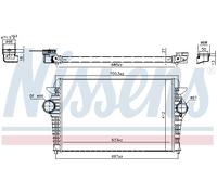 NISSENS 96692 Intercooler