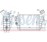 NISSENS 96699 Intercooler