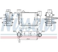 NISSENS 96709 Intercooler