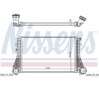 NISSENS 96715 Intercooler per AUDI,SEAT,SKODA,VW