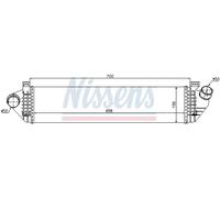 Intercooler NISSENS 96721