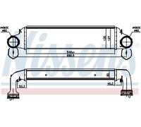 Nissens 96723 - Intercooler