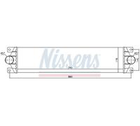 NISSENS 96767 Intercooler per NISSAN,OPEL,RENAULT,VAUXHALL