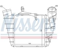 NISSENS 96770 Intercooler per SEAT,SKODA,VW
