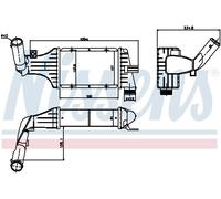 NISSENS 96788 Intercooler per OPEL,VAUXHALL