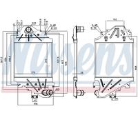 Intercooler NISSENS 96791