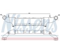 NISSENS 96859 Intercooler per MERCEDES-BENZ