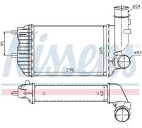 Intercooler NISSENS 96889