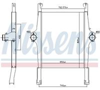 NISSENS 97022 Intercooler per IVECO