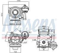 NISSENS Valvola EGR