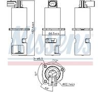 Valvola EGR NISSENS 98163