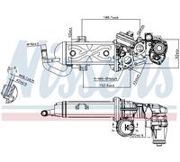 NISSENS 98178 Valvola EGR per AUDI,SEAT,SKODA,VW