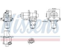 NISSENS 98183 Valvola EGR per DACIA,NISSAN,RENAULT,SUZUKI