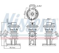 NISSENS Valvola EGR
