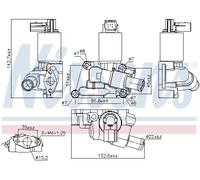 NISSENS 98196 Valvola EGR