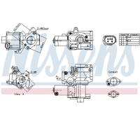 NISSENS 98199 Valvola EGR