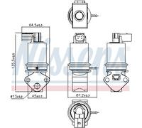 Valvola EGR NISSENS 98202