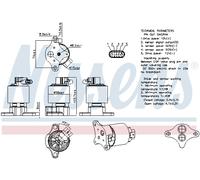 NISSENS 98206 Valvola EGR per CITROËN,FIAT,PEUGEOT