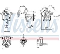 NISSENS 98217 Valvola EGR per AUDI,PORSCHE,VW