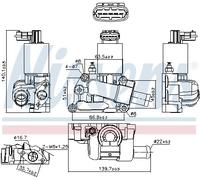 Valvola EGR NISSENS 98227