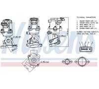 NISSENS 98240 Valvola EGR per CITROËN,JAGUAR,LAND ROVER,PEUGEOT