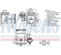 Valvola EGR NISSENS 98268