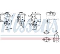 NISSENS 98272 Valvola EGR per RENAULT,SUZUKI