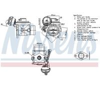Nissens Valvola aria secondaria pneumatica 98302 per Audi VW Seat