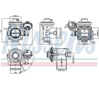 Valvola EGR NISSENS 98304