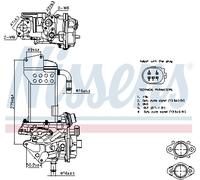 NISSENS 98325 Modulo EGR per AUDI,SEAT